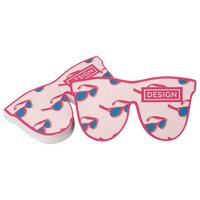 Visitenkarte Brille, 85 x 55 mm, 2-seitig, 4/4-farbig CMYK, beidseitig Vorderseite