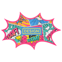 Visitenkarte Comic, 85 x 55 mm, 1-seitig, 4/0-farbig CMYK, einseitig