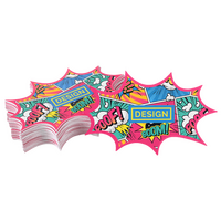 Visitenkarte Comic, 85 x 55 mm, 2-seitig, 4/4-farbig CMYK, beidseitig Vorderseite