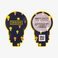 Visitenkarte Elektro, 55 x 85 mm, 2-seitig, 4/4-farbig CMYK Gestaltung