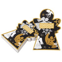 Visitenkarte Engel, 55 x 85 mm, 1-seitig, 4/0-farbig CMYK, einseitig Vorderseite