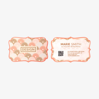 Visitenkarte Etikett, 85 x 55 mm, 2-seitig, 4/4-farbig CMYK Gestaltung