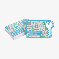 Visitenkarte Facility, 85 x 55 mm, 1-seitig, 4/0-farbig CMYK Gestaltung