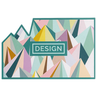 Visitenkarte Gebirge, 85 x 55 mm, 2-seitig, 4/4-farbig CMYK, beidseitig