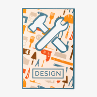 Visitenkarte Handwerk, 55 x 85 mm, 1-seitig, 4/0-farbig CMYK