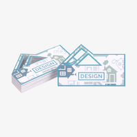 Visitenkarte Immobilie, 85 x 55 mm, 2-seitig, 4/4-farbig CMYK Design