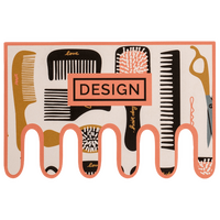 Visitenkarte Kamm, 85 x 55 mm, 1-seitig, 4/0-farbig CMYK, einseitig