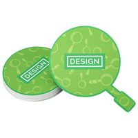 Visitenkarte Lupe, 85 x 85 mm, 2-seitig, 4/4-farbig CMYK, beidseitig Vorderseite