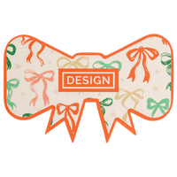 Visitenkarte Schleife, 85 x 55 mm, 1-seitig, 4/0-farbig CMYK, einseitig