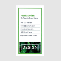 Visitenkarten hoch 4/0 farbig 50 x 90 mm (einseitiger Druck), 1,5mm starke Holzschliffpappe