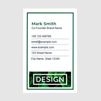 Visitenkarten hoch 4/0 farbig 55 x 85 mm (einseitiger Druck), Munken Polar