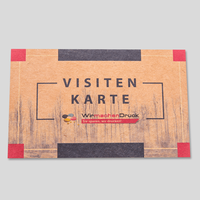 Visitenkarten, farbig bedruckt, motiv