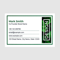 Visitenkarten quer 4/4 farbig 85 x 55 mm (beidseitiger Druck)