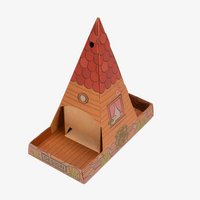 Vogelhaus, farbig bedruckt, Motiv