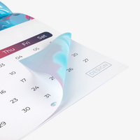 Wandkalender mit Drahtheftung inkl. Lochung, DIN A5, beidseitig bedruckt