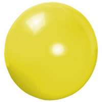 runder gelber Wasserball unbedruckt