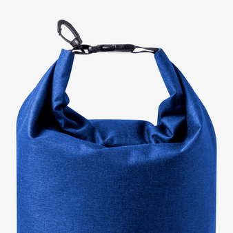 Wasserdichter Drybag aus RPET, 5 l, Detail Verschluss