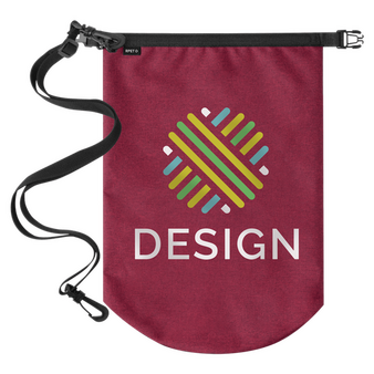 Wasserdichter Drybag aus RPET mit Tragegurt, 10 l, offen