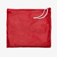 Wasserdichter Poncho mit Druckknöpfen faltbar, Rot