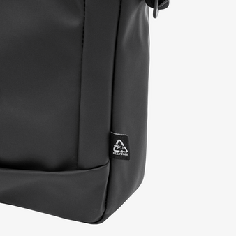 Wasserfeste Dokumenten- und Laptoptasche aus recyceltem PU-Leder, Detailsansicht