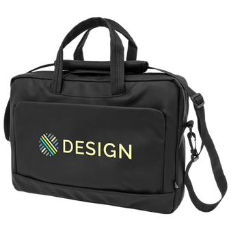 Wasserfeste Dokumenten- und Laptoptasche aus recyceltem PU-Leder