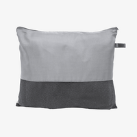 Weiche Fleecedecke mit Tasche, Grau