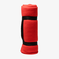 Weiche Fleecedecke 200 g/m² (160 x 130 cm) mit Tragegriff, Personalisierung auf Anfrage