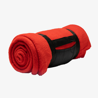 Weiche Fleecedecke 200 g/m² (160 x 130 cm) mit Tragegriff, Personalisierung auf Anfrage