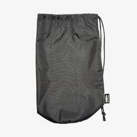 Weiche Fleecedecke aus RPET Beutel schwarz