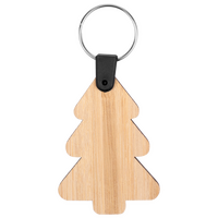 Anhänger Baum aus Bambus unbedruckt von vorne