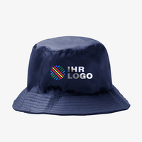 Hut, farbig bedruckt, Dunkelblau