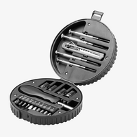 Werkzeugset Reifen mit 20 Zubehörteilen, Schwarz, Offen