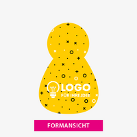 Stanzform, farbig bedruckt, Mensch