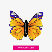 Stanzform, farbig bedruckt, Schmetterling