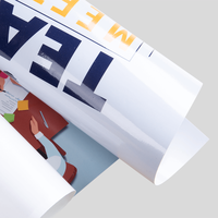 Fensterdekorfolie, farbig bedruckt, eingerollt 