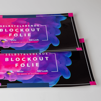Wiederablösbare Sichtschutzfolie Blockout in Frei-Form bedrucken