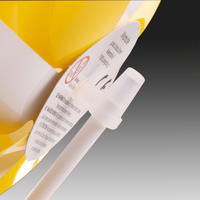 Windmühle, farbig bedruckt, 2 farbig mit Stab