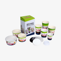 WIRmachenDRUCK Schweiz Becher-Musterset inkl. 15 CHF Rabattcode Eisbecher Getränkebecher Verpackung und Deckel