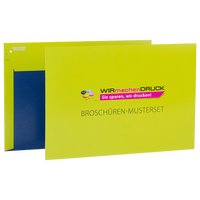 WIRmachenDRUCK Broschüren-Musterset inkl. 10 Euro Rabattcode