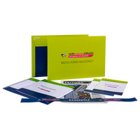 WIRmachenDRUCK Broschüren-Musterset Schweiz inkl. CHF10 Rabattcode