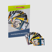 Plastikkarten, farbig bedruckt, verschiedene Motive