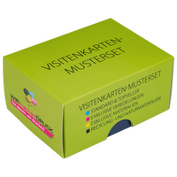 Musterset, farbig bedruckt, geschlossen