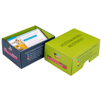 Musterset, farbig bedruckt, offen