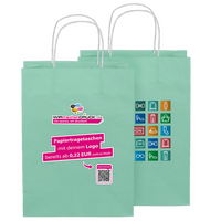 WmD-Imprint-Logo, einseitig farbig bedruckte Papiertragetasche in M mit Papierkordeln, 26 x 34 x 14 cm, 4/0-farbig