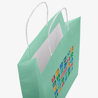 WmD-Imprint-Logo, einseitig farbig bedruckte Papiertragetasche in M mit Papierkordeln, 26 x 34 x 14 cm, 4/0-farbig