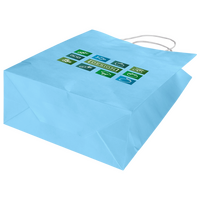 WmD-Imprint-Logo, einseitig farbig bedruckte Papiertragetasche in XS mit Papierkordeln, 19 x 22,5 x 8 cm, 4/0-farbig