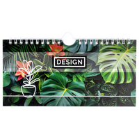 Wochenkalender 58 Seiten DIN lang quer (210 x 105 mm)