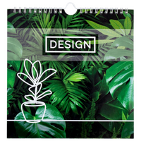 Wochenkalender 58 Seiten Quadrat (210 x 210 mm)