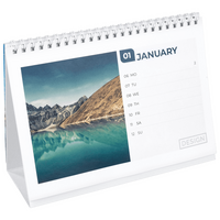 Wochentischkalender zum Aufstellen, DIN A4 quer, Innenteil