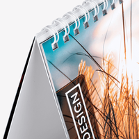 Wochentischkalender zum Aufstellen, DIN A4 quer, Spiralbindung